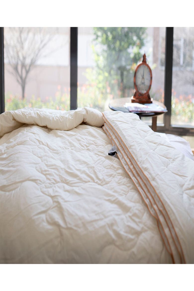Luxury Wool King Size Comforter - White, Alternate, color, WHITE