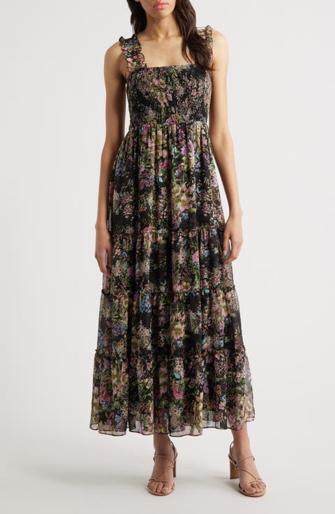 Lucy Smock Waist Print Dress Lucy Smock Waist Print Dress