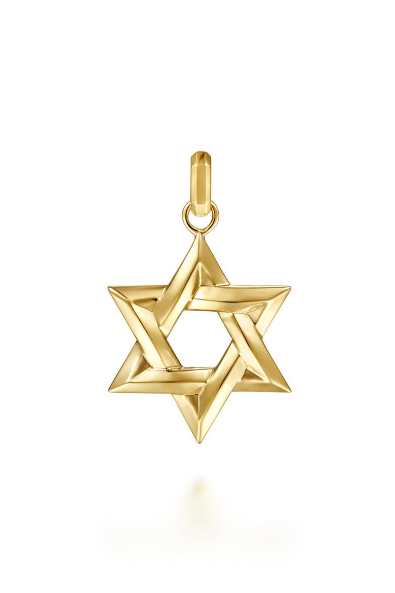 Modern Relics 14k Gold Star of David Pendant, Main, color, 14K YELLOW GOLD