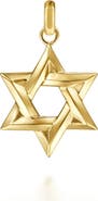 Gabriel & Co. Modern Relics 14k Gold Star of David Pendant