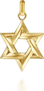 Gabriel & Co. Modern Relics 14k Gold Star of David Pendant
