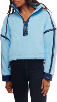 Free People FP Movement Mountain High Shine Half Zip