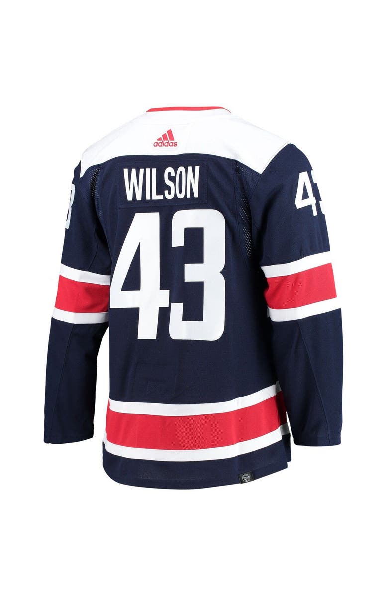adidas Men's adidas Tom Wilson Navy Washington Capitals Alternate Primegreen Authentic Player Jersey, Alternate, color,