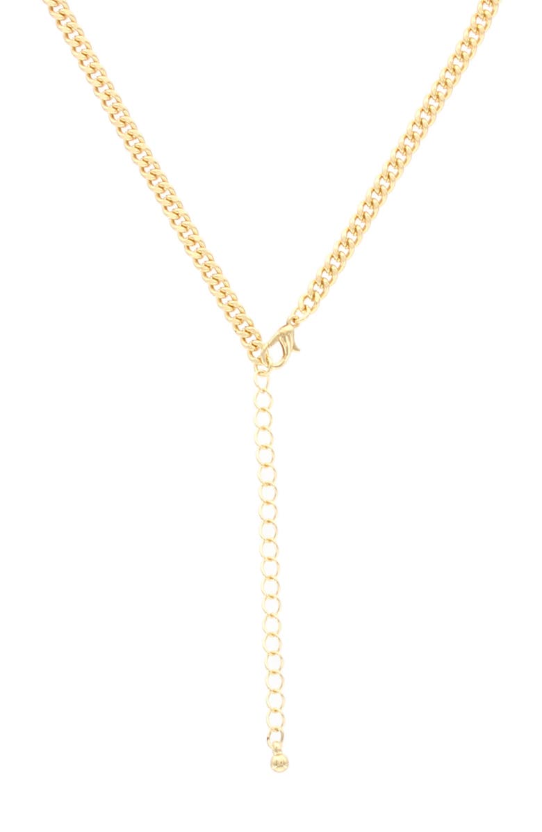 OLIVIA WELLES Charming Chain Necklace, Alternate, color, Gold / Red