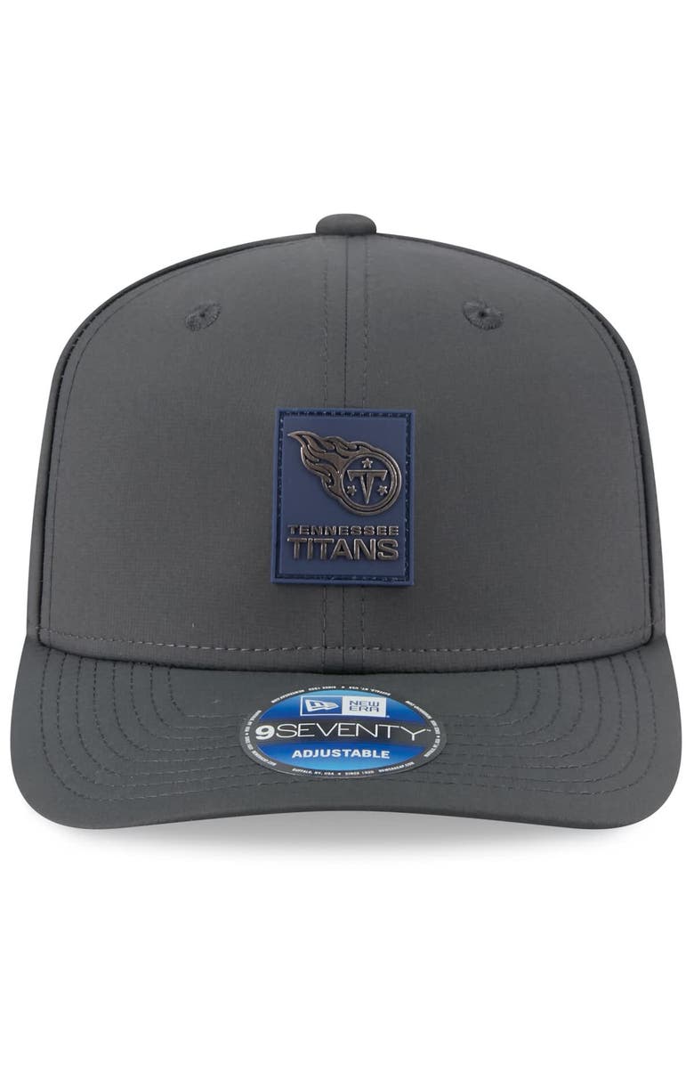 New Era Men's New Era Charcoal Tennessee Titans 2025 Sideline Cold Weather 9SEVENTY Adjustable Hat, Alternate, color, Charcoal