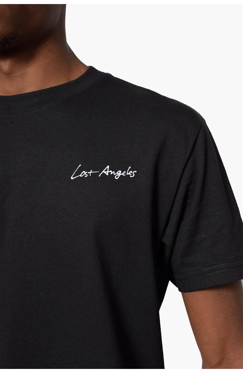 THE CELECT Lost Angeles Tee, Alternate, color, Black