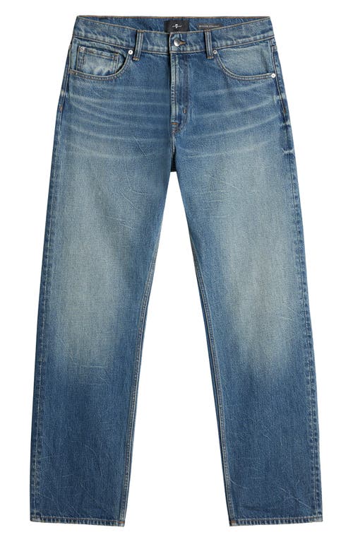 7 For All Mankind Bakersfield Modern Straight Jeans In Blue