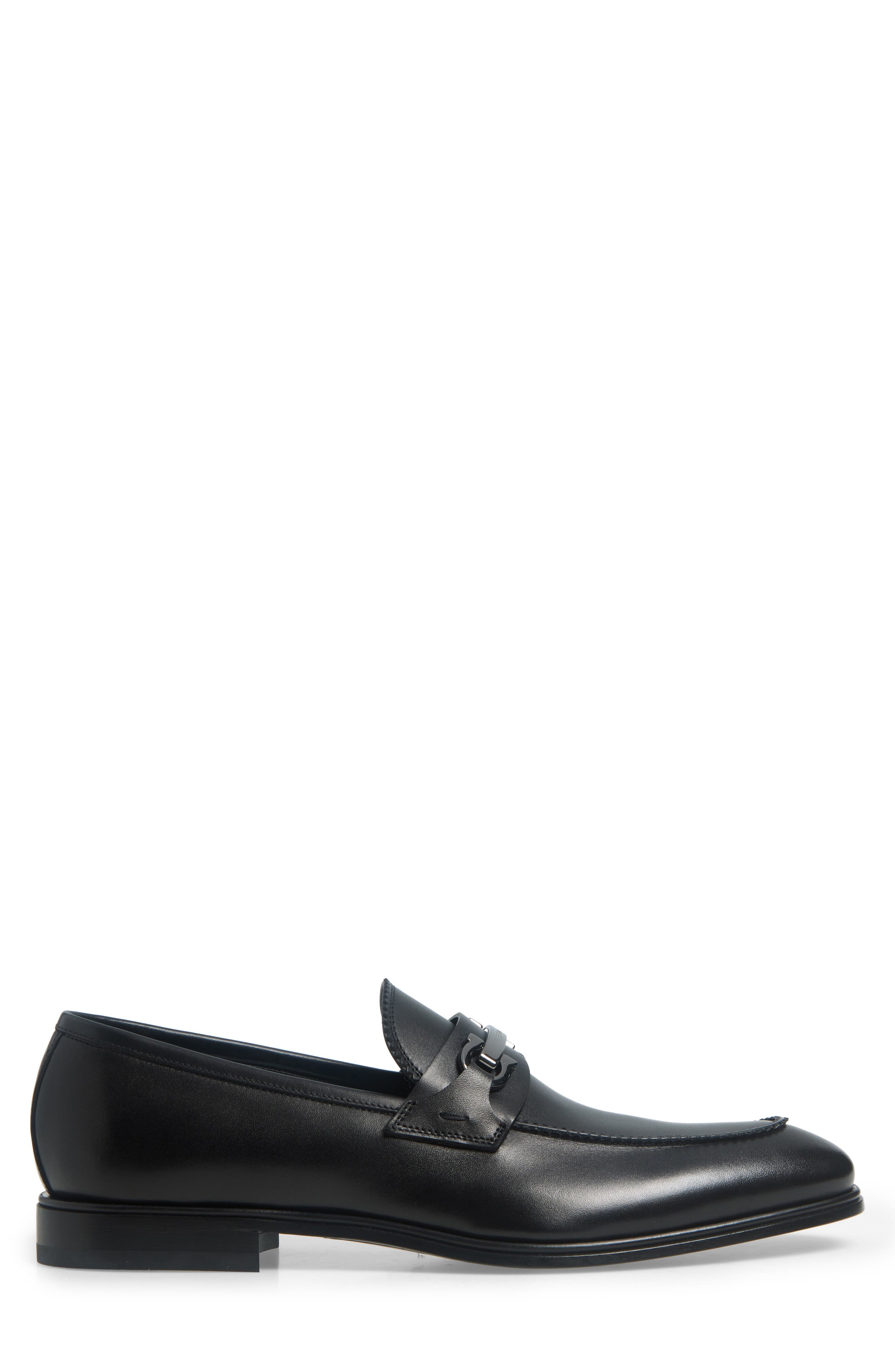 FERRAGAMO Boston Loafer, Alternate, color, Nero