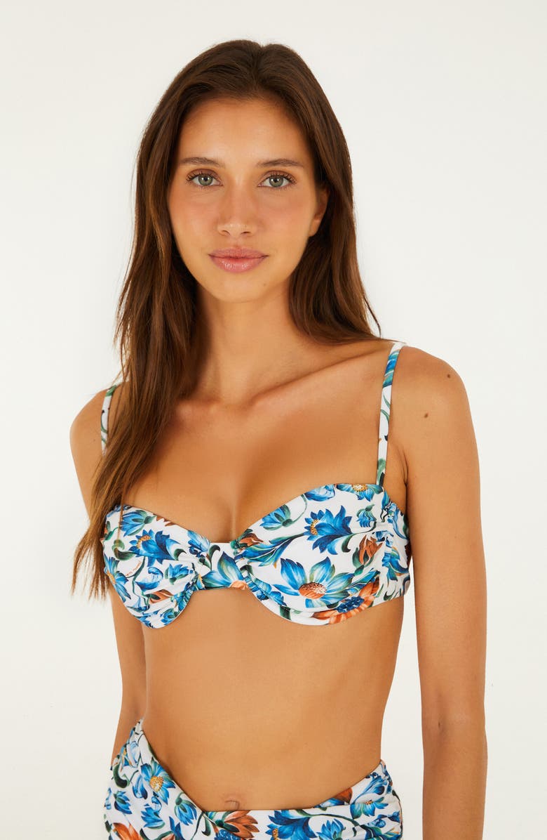 FARM Rio Flora Tile Bikini Top, Alternate, color, Flora Tile Off-White