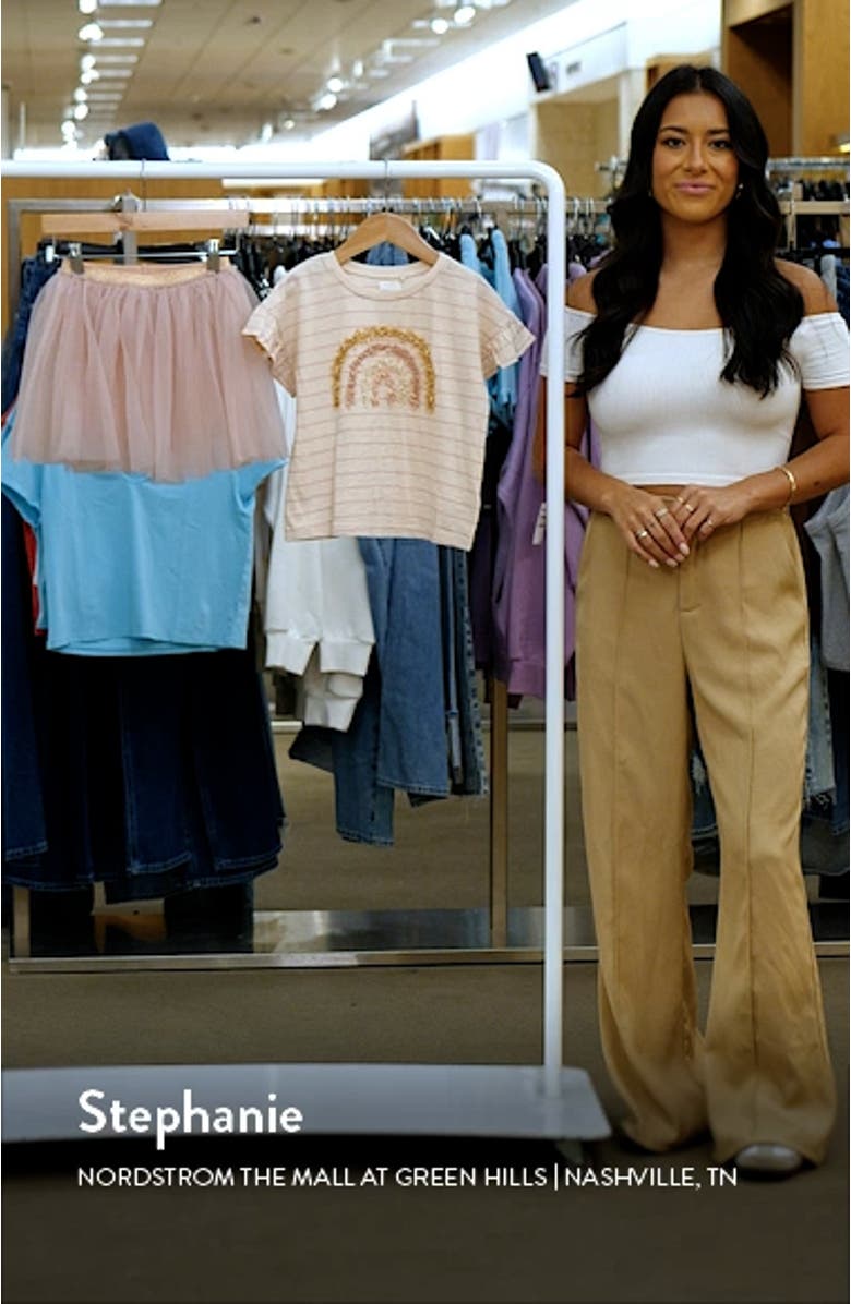 Kids' Ruffle T-Shirt & Skirt Set, sales video thumbnail