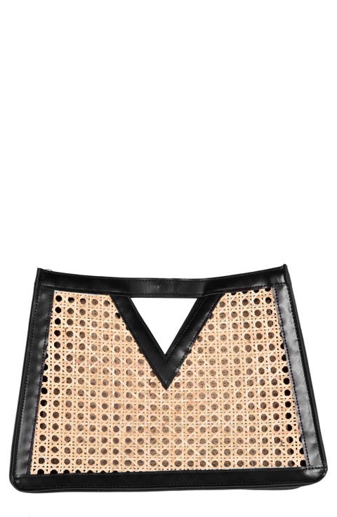 Rattan Frame Clutch