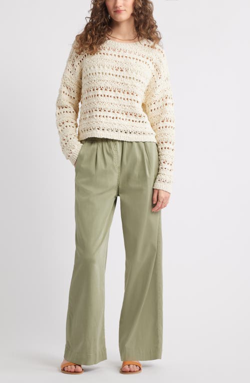 Treasure & Bond Open Stitch Cotton Sweater