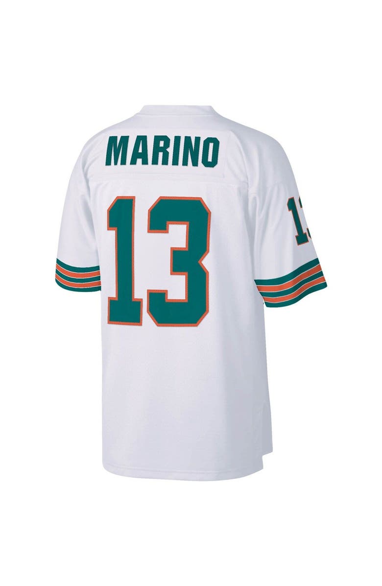 Mitchell & Ness Men's Mitchell & Ness Dan Marino White Miami Dolphins Big & Tall 1984 Retired Player Replica Jersey, Alternate, color, White