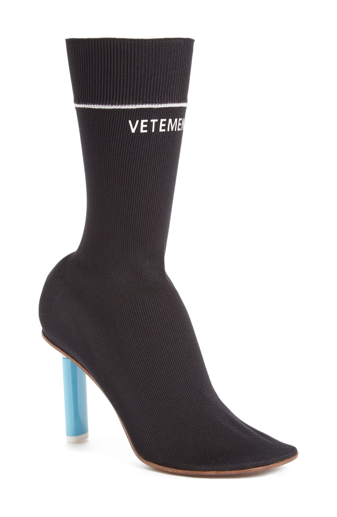 VETEMENTS Sock Boots, Main, color, 