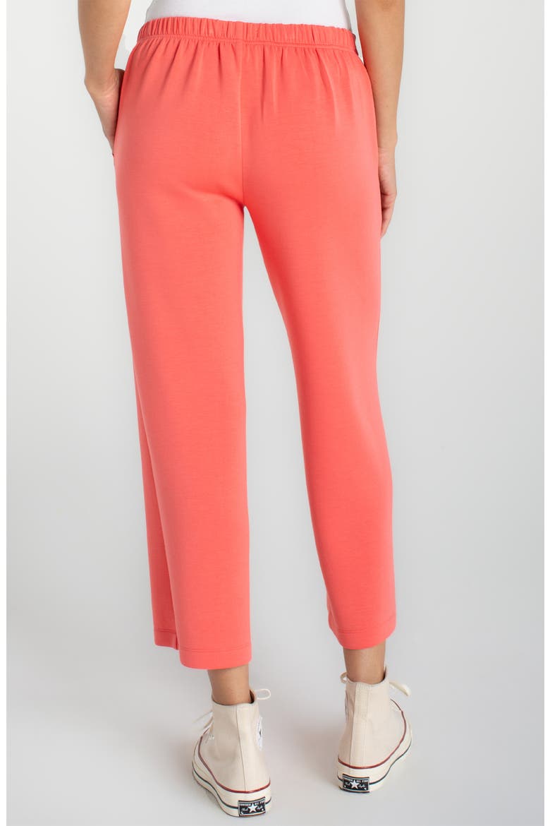 Crop Wide Leg Sweatpants, Alternate, color, SUNSET CORAL