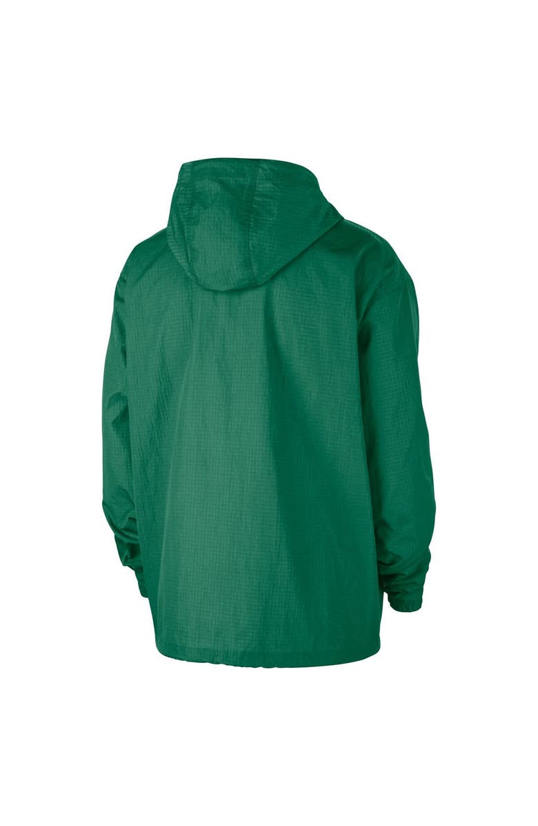 Nike Men's Nike Green Boston Celtics Courtside Premium Club Anorak Quarter-Zip Pullover Hoodie, Alternate, color, Green