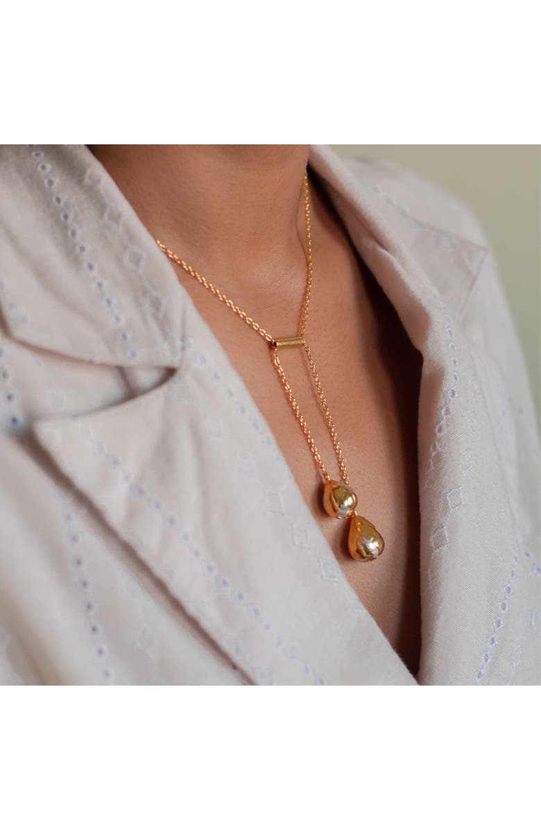 Dhwani Bansal BOOND PENDANT, Alternate, color, White Rhodium Plated