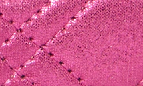 Kurt Geiger London Brixton Quilted Belt In Pink