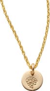MADE BY MARY January Birth Flower Necklace