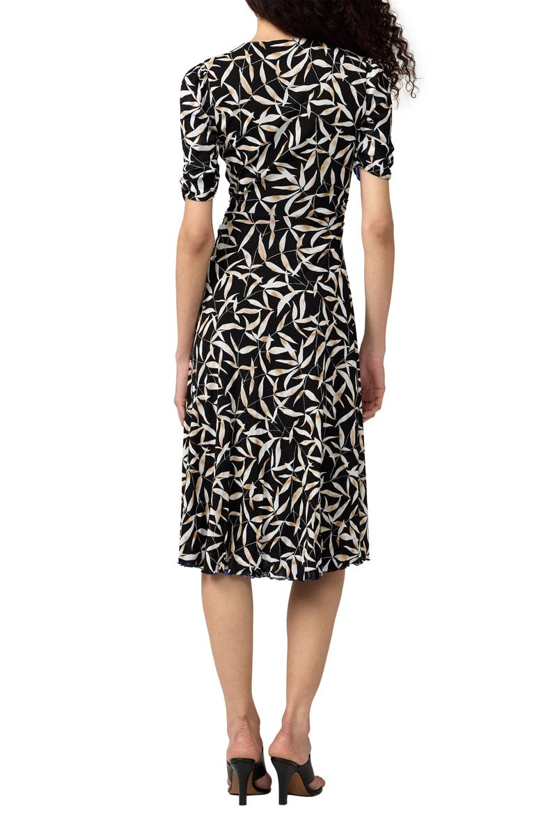 DVF Koren Reversible Dress, Alternate, color, Bay Leaf Black
