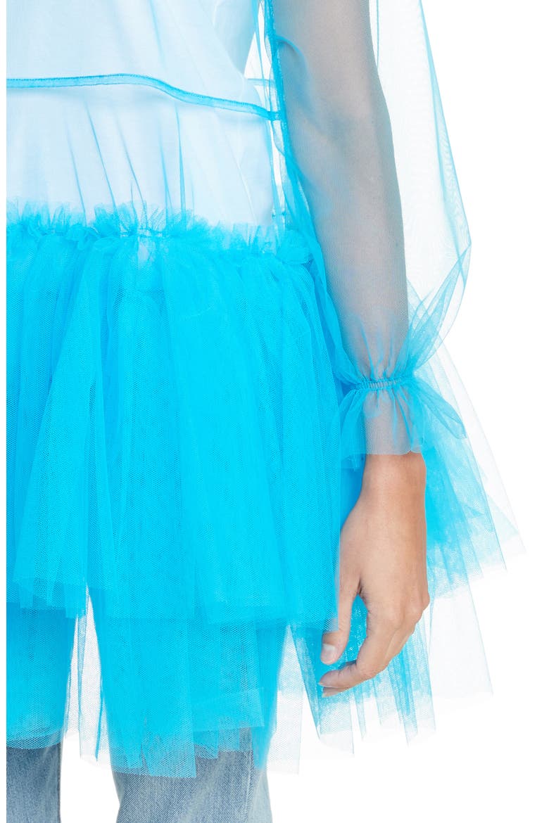 Agatha Tulle Minidress, Alternate, color, BLUE