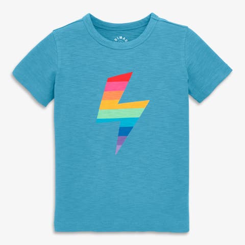 Kids Rainbow Bolt Tee (Toddler, Little Kid, & Big Kid)