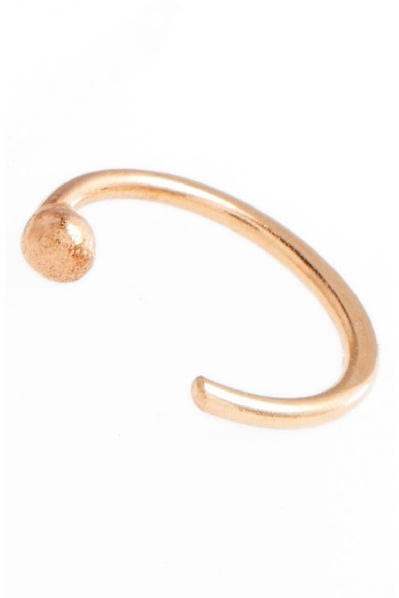 Gold Hug Hoop Earrings, Alternate, color, YELLOW GOLD