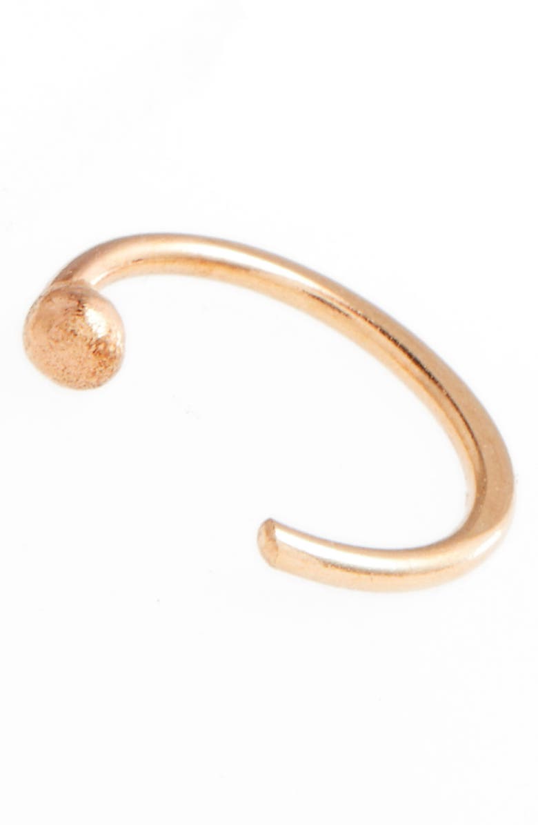 Melissa Joy Manning Gold Hug Hoop Earrings, Alternate, color, 