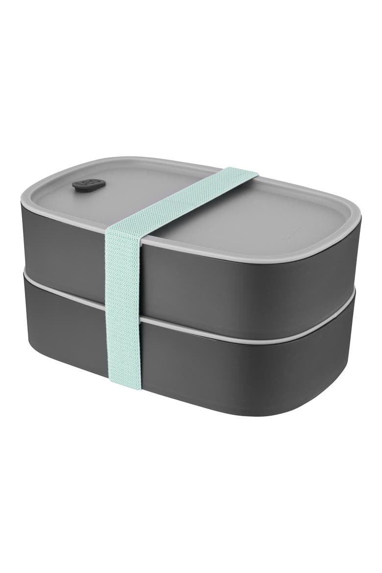 Bento Box with Flatware, Alternate, color, MULTICOLOR