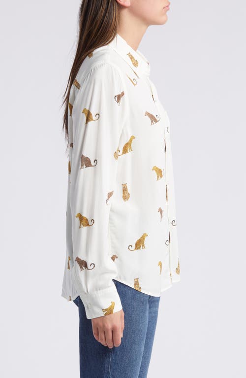 Rails Kathryn Cheetah Print Button-up Shirt In Wild Animals