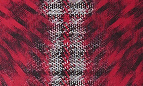 Afrm Thelma Off The Shoulder Long Sleeve Maxi Dress In Red