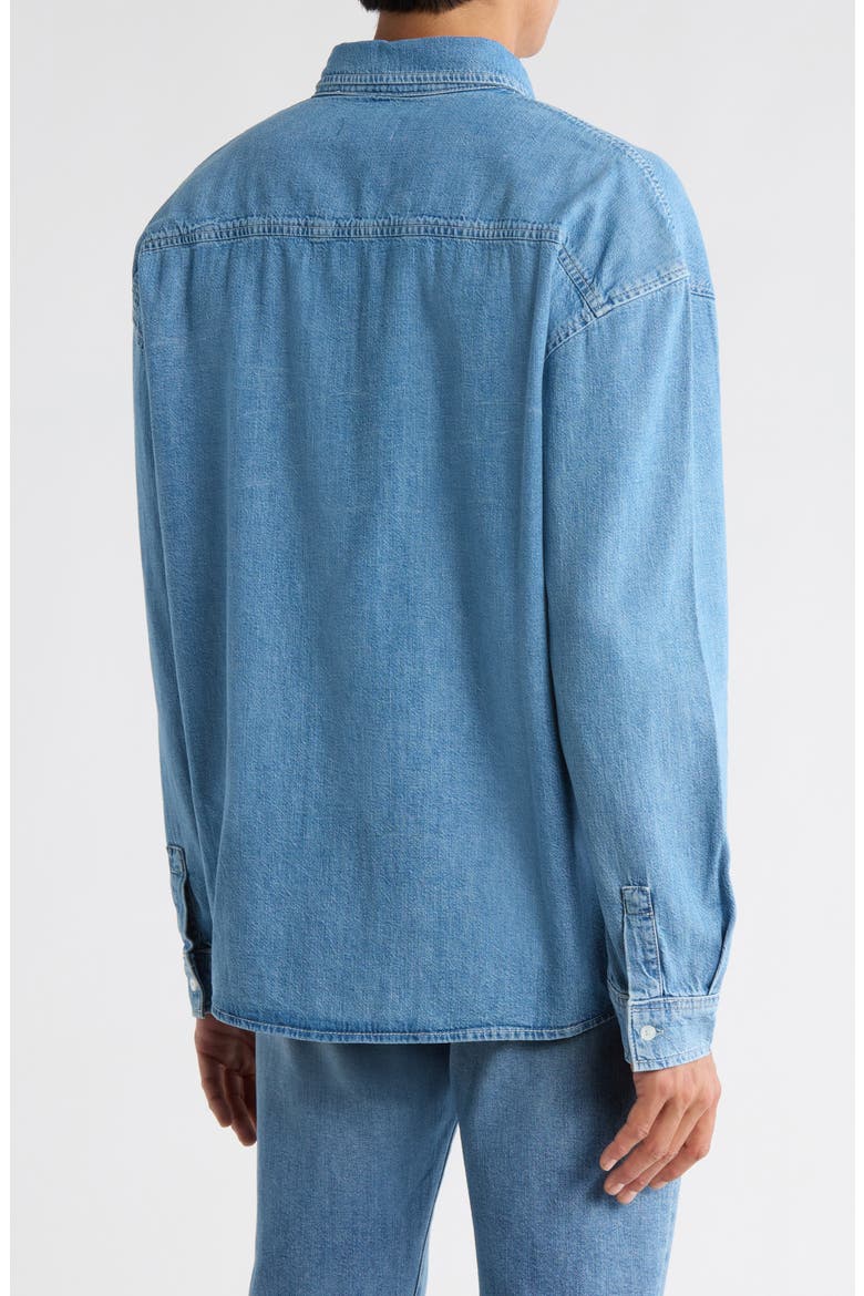 Modern Denim Button-Down Shirt, Alternate, color, DISTRICT