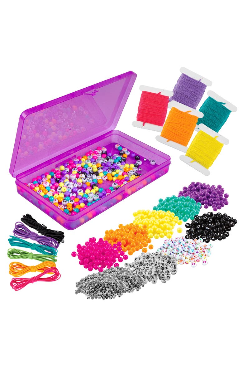 Jewelry Design Kit Tell Your Story, 1500+ Alphabet Beads, Alternate, color, Multicolored