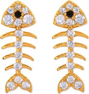 Girls Crew Bone to Pick Stud Earrings