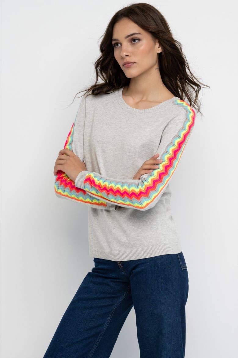 DOUBLE VISION SWEATER, Main, color, GREY MIST