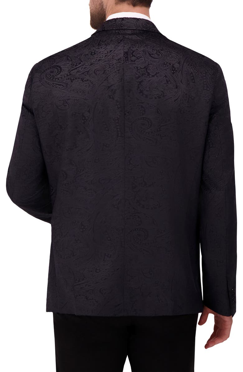Report Collection Embossed Velvet Sport Coat, Alternate, color, Black