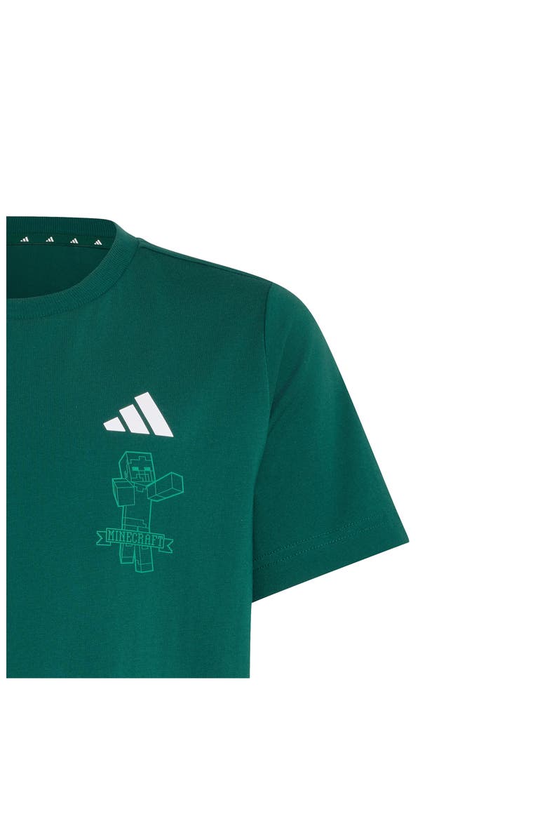 Kids' x Minecraft Graphic T-Shirt, Alternate, color, COLLEGIATE GREEN