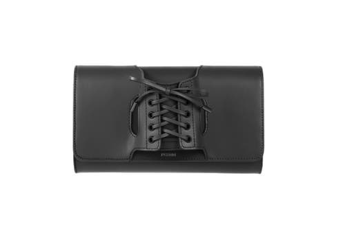 Perrin Paris Corsette Clutch In Black