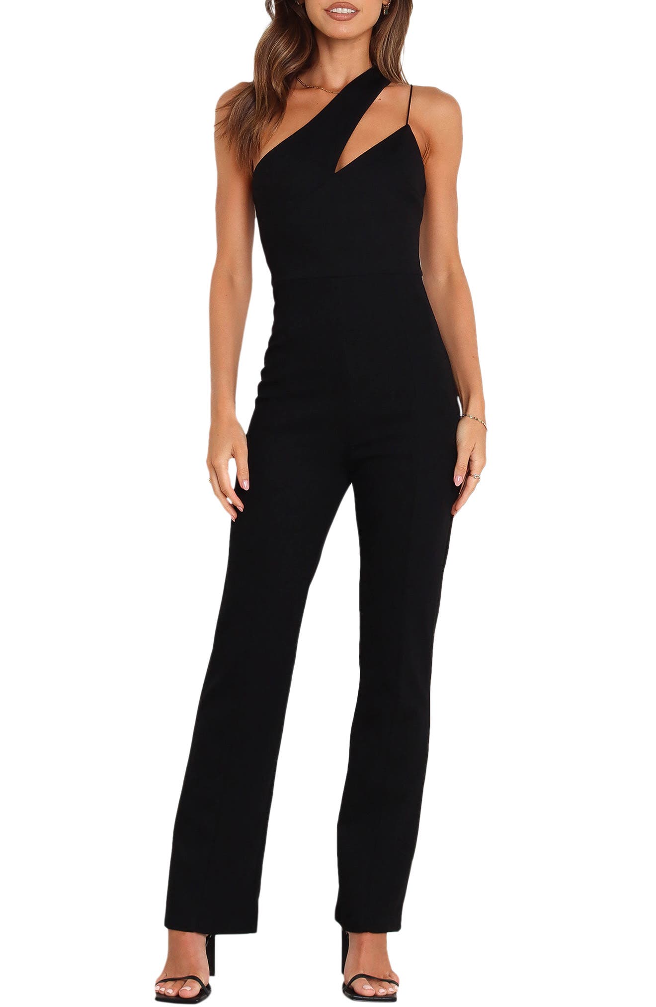 Petal & Pup Angelus Asymmetric One-Shoulder Jumpsuit