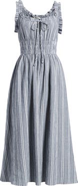 FRNCH Obea Variegated Stripe Organic Cotton Sundress