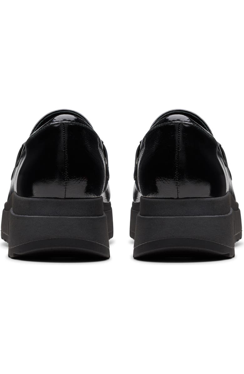 Clarks<sup>®</sup> Loriini Izzy Platform Wedge Bit Loafer, Alternate, color, Black Patent