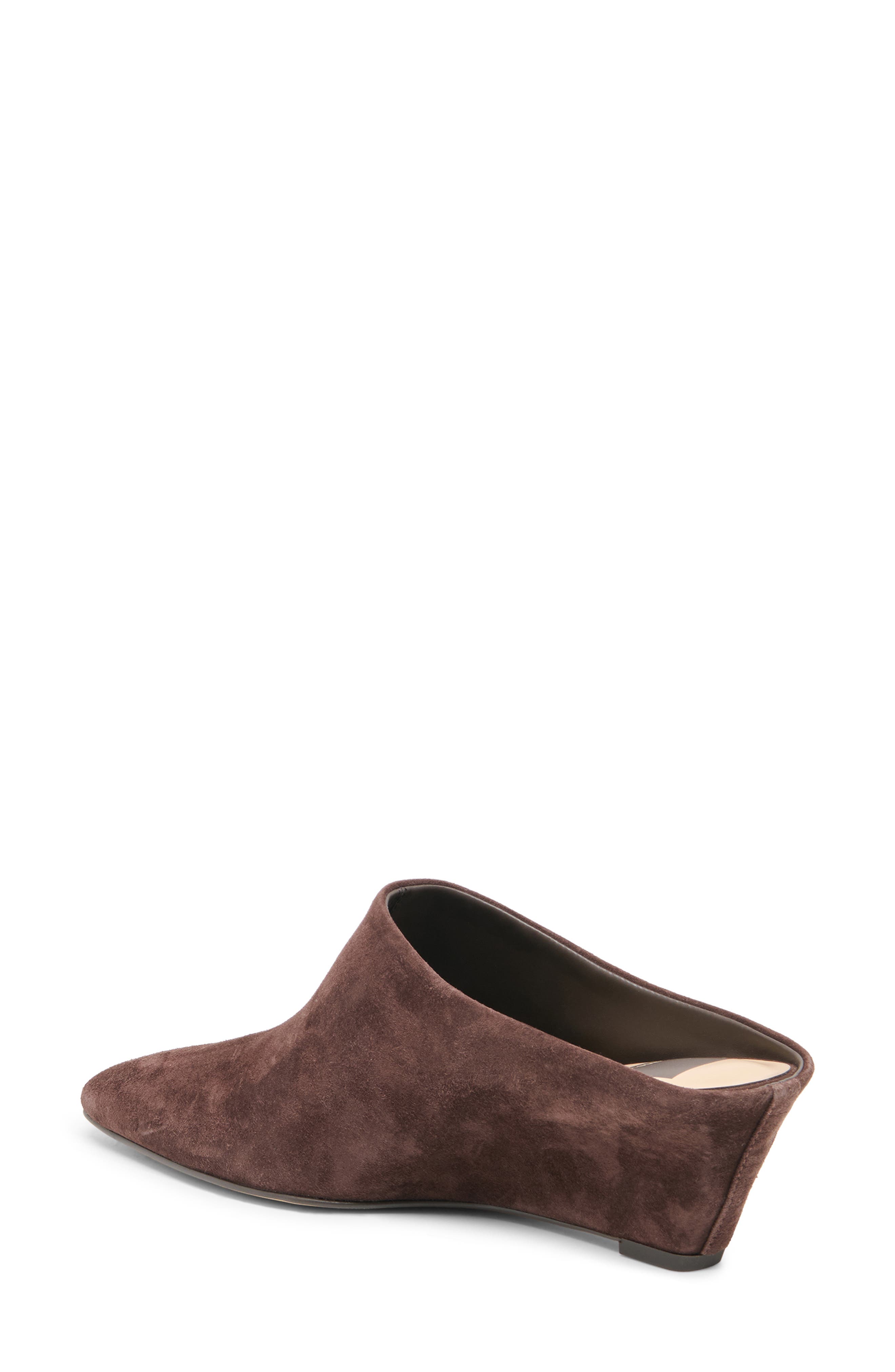 Hilah Wedge Pump, Alternate, color, MAHOGANY SUEDE