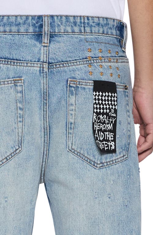 Ksubi Hazlow Manhattan Straight Leg Jeans In Blue