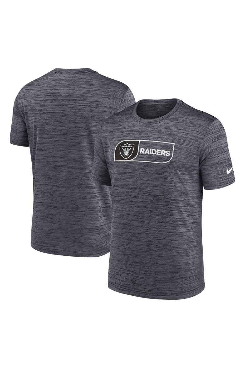 Men's Nike Black Las Vegas Raiders Big & Tall Velocity Jock Tag Performance T-Shirt, Main, color, Black