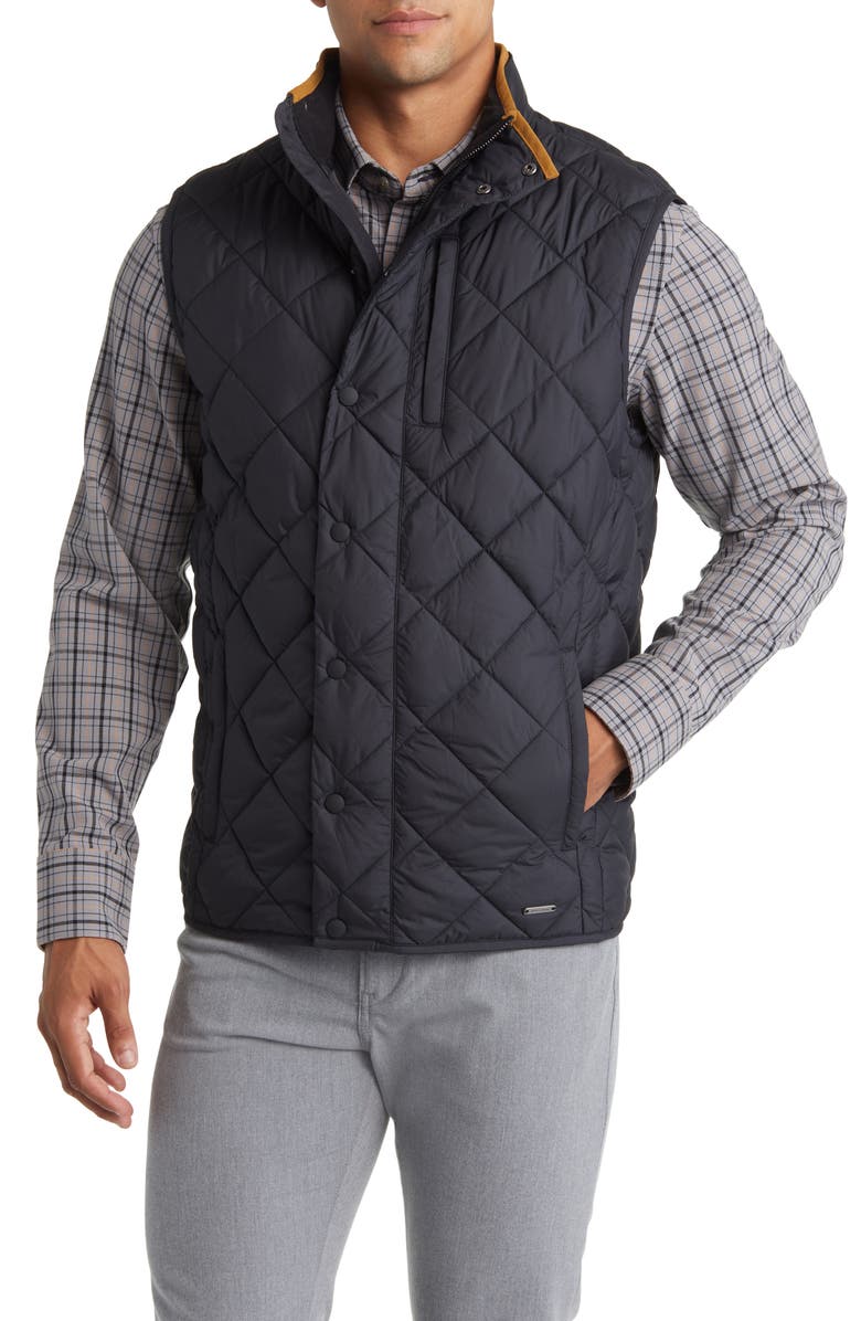 Mizzen+Main Belmont Quilted Water Resistant Recycled Polyester Vest, Alternate, color, 