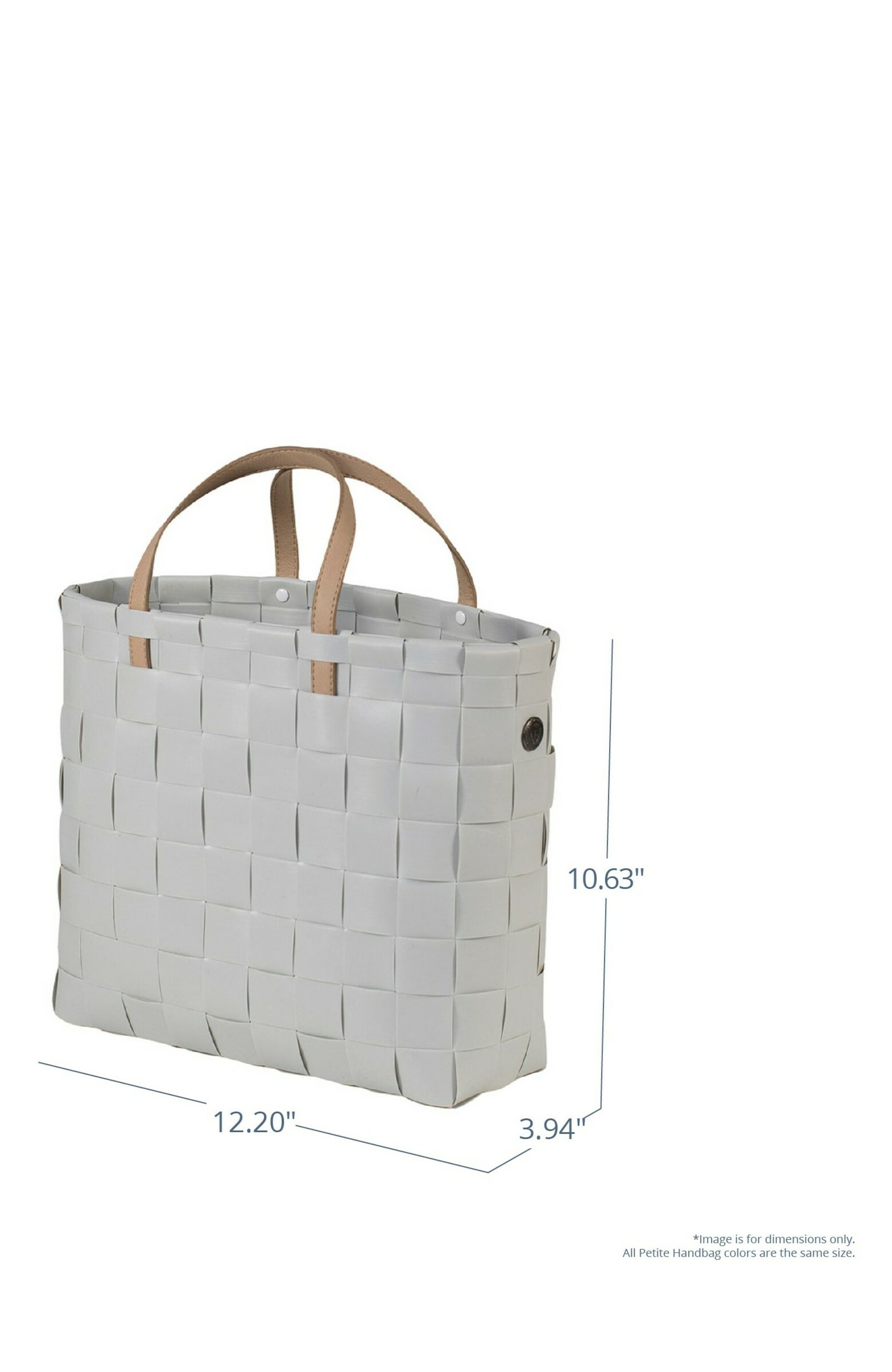 Handed By Petite Recycled Plastic Handbag, Alternate, color, Black