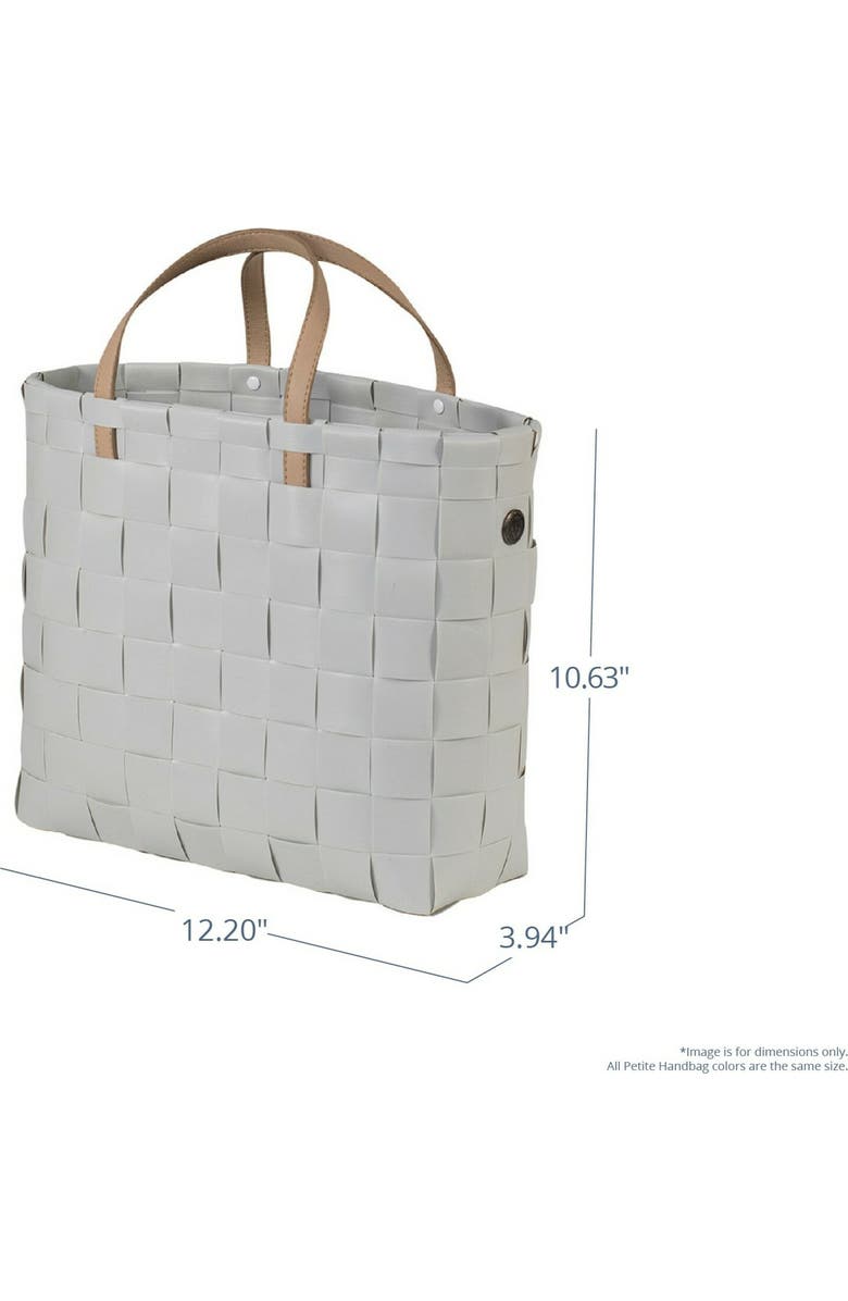 Handed By Petite Recycled Plastic Handbag, Alternate, color, Black