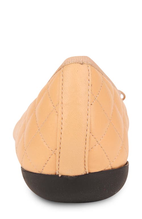 Paul Mayer Cap Toe Quilted Ballet Flat