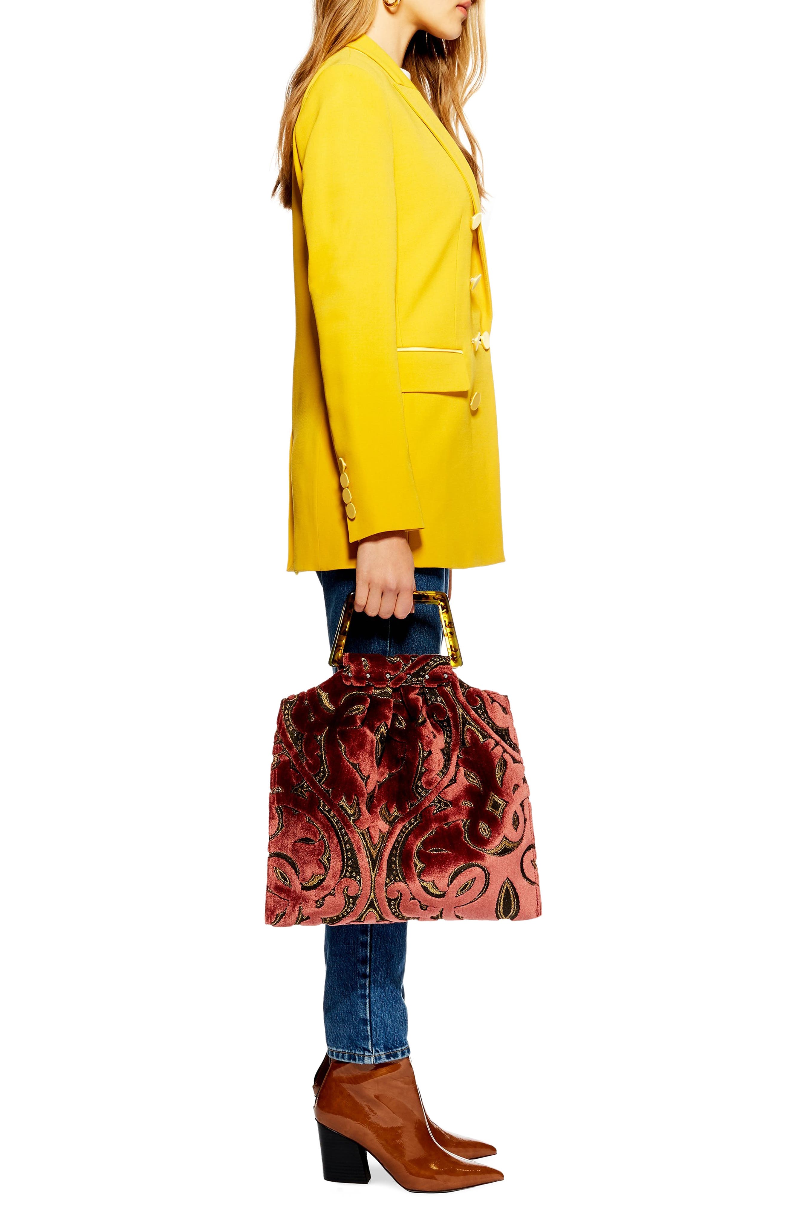 Caz Porto Tote Bag, Alternate, color, PINK