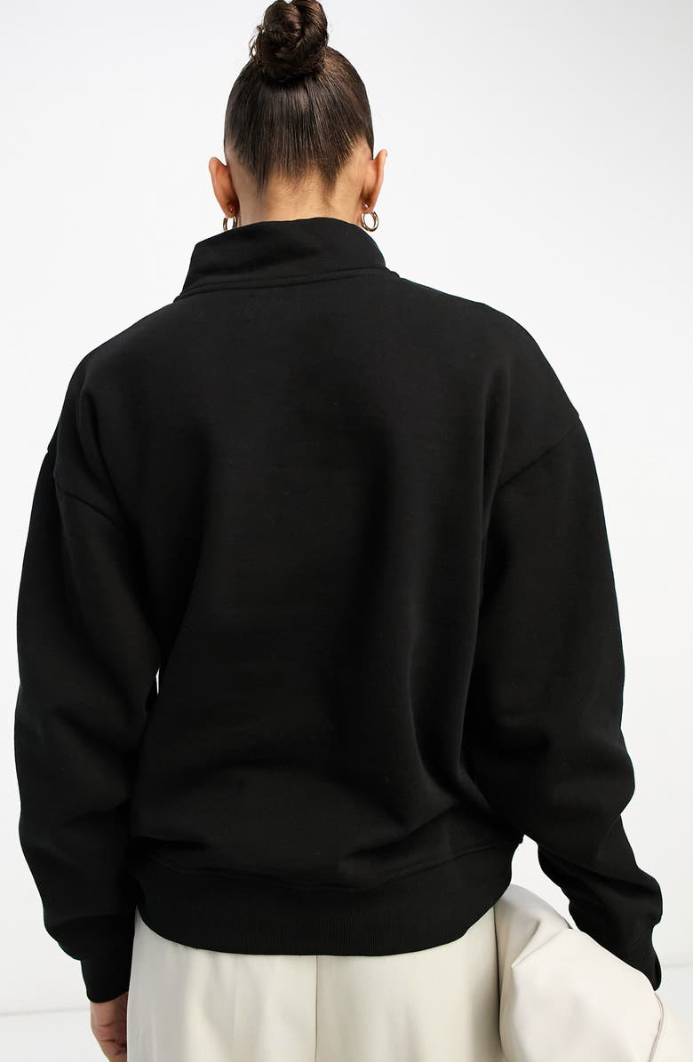 ASOS DESIGN Half Zip Sweatshirt, Alternate, color, 